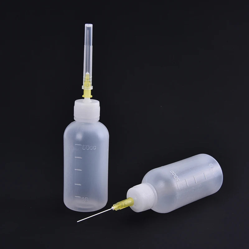 Transparent Polyethylene Needle Dispenser Dispensing Bottle Rosin Qme