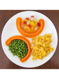 Plate Divider Silicone Food Partition Qme orange