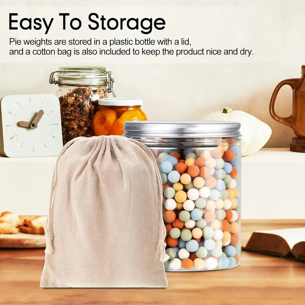 1 5lb Pie Weight Bead Ceramic Weights Blind Baking Comes 50 Qme