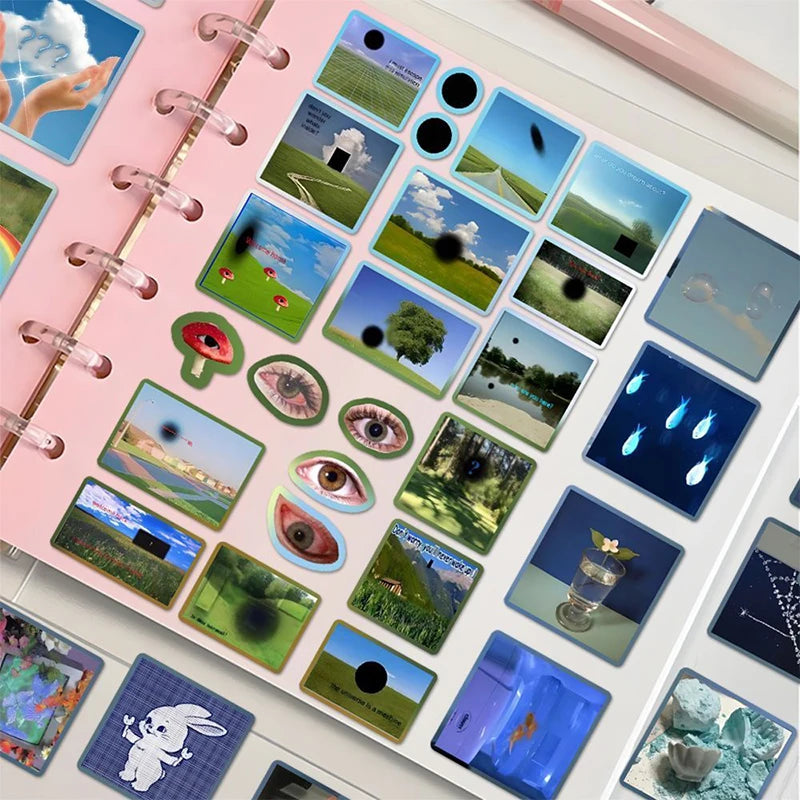 8 16 Sheets Y2k Gen Z Electronic Memories Retro Dreamcore Collages Qme