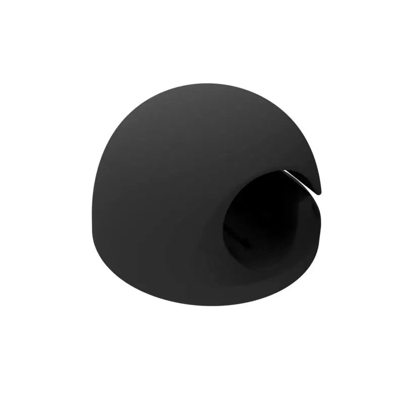 Self-adhesive Silicone Pen Holder Anti-slip Anti-loss Organizer Qme Black Single hole