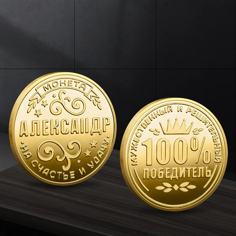 100 Decision Ancient Bronze Commemorative Coins Collector's Crown Qme