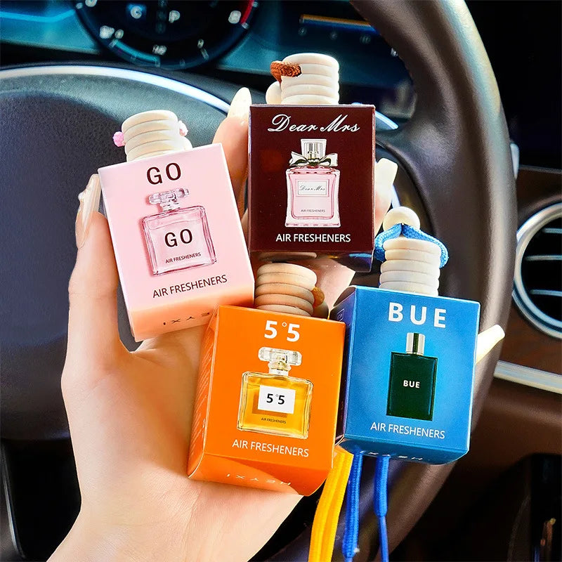 Car Hanging Air Freshener Long Lasting Fragrance Odor Eliminator Qme