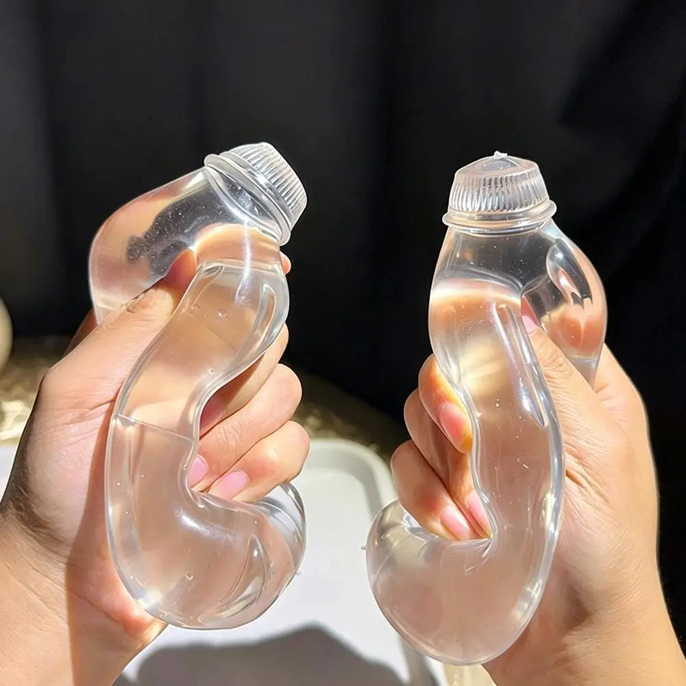 Maltose Bottle Squishy Toy Slow Rebound Squeeze Fidget Clear Shape Qme