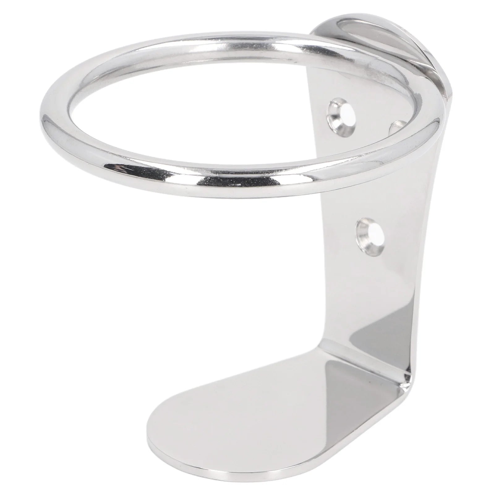 Boat Drink Holder Stainless Steel Rustproof Wall Mount Single Boat Drink Mug Holder for RV Yacht Ringlike Boat Cup Holder Qme