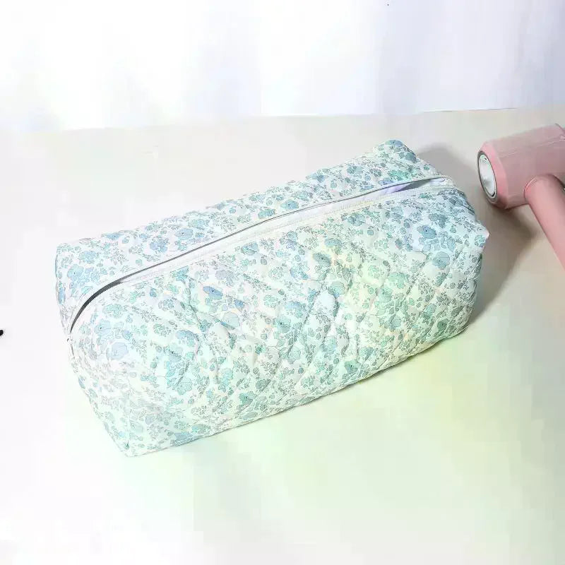 Hair Styling Tools Padded Cosmetic Bag With Large Capacity Hair Dryer Storage Pouch Separate Compartments With Zipper Qme