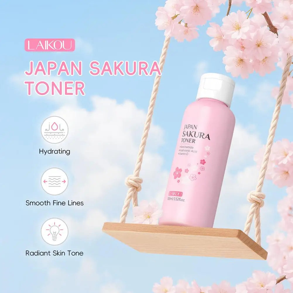 Sakura Face Lotion Moisturizing Essence Hydrating Oil Control Skin Qme