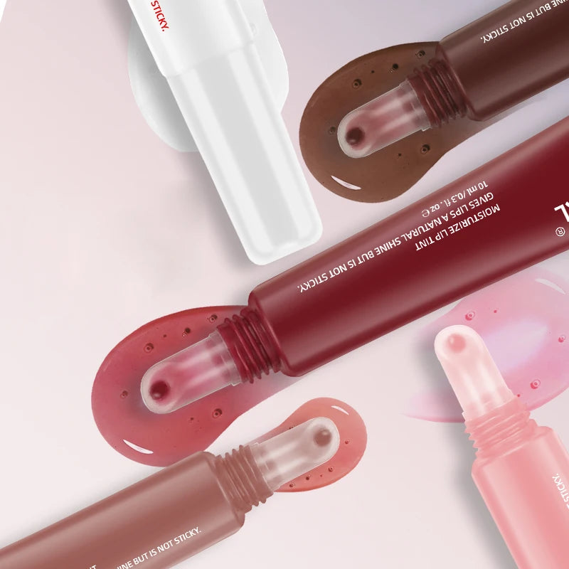 Moisturizing Lip Gloss Vibrant Colors Waterproof Sweat Resistant Non Qme