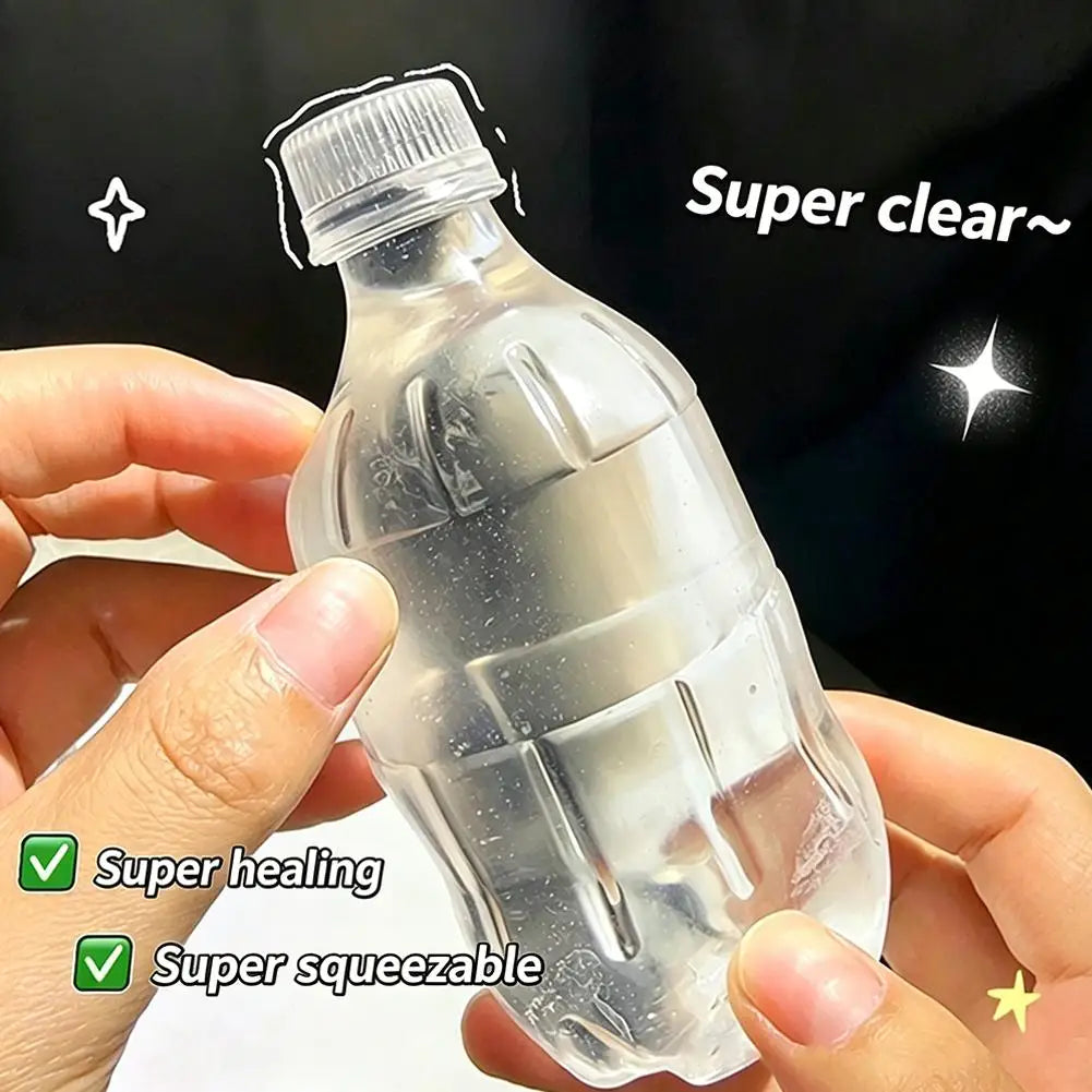 Maltose Bottle Squishy Toy Slow Rebound Squeeze Fidget Clear Shape Qme