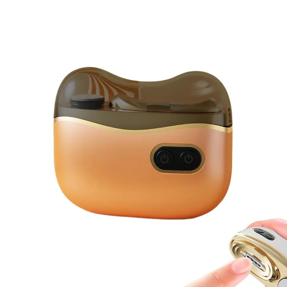 Rechargeable Nail Cutter 2In1 Electric Tool USB Charging Clipper Qme B