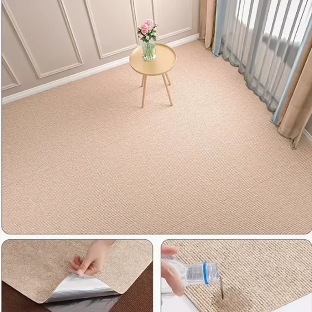 40cmx3m Self-Adhesive Non-Slip Pad, Waterproof & Oil Resistant Floor Mat for Kitchen/Bathroom Safety, Anti-Skid Rug Qme D