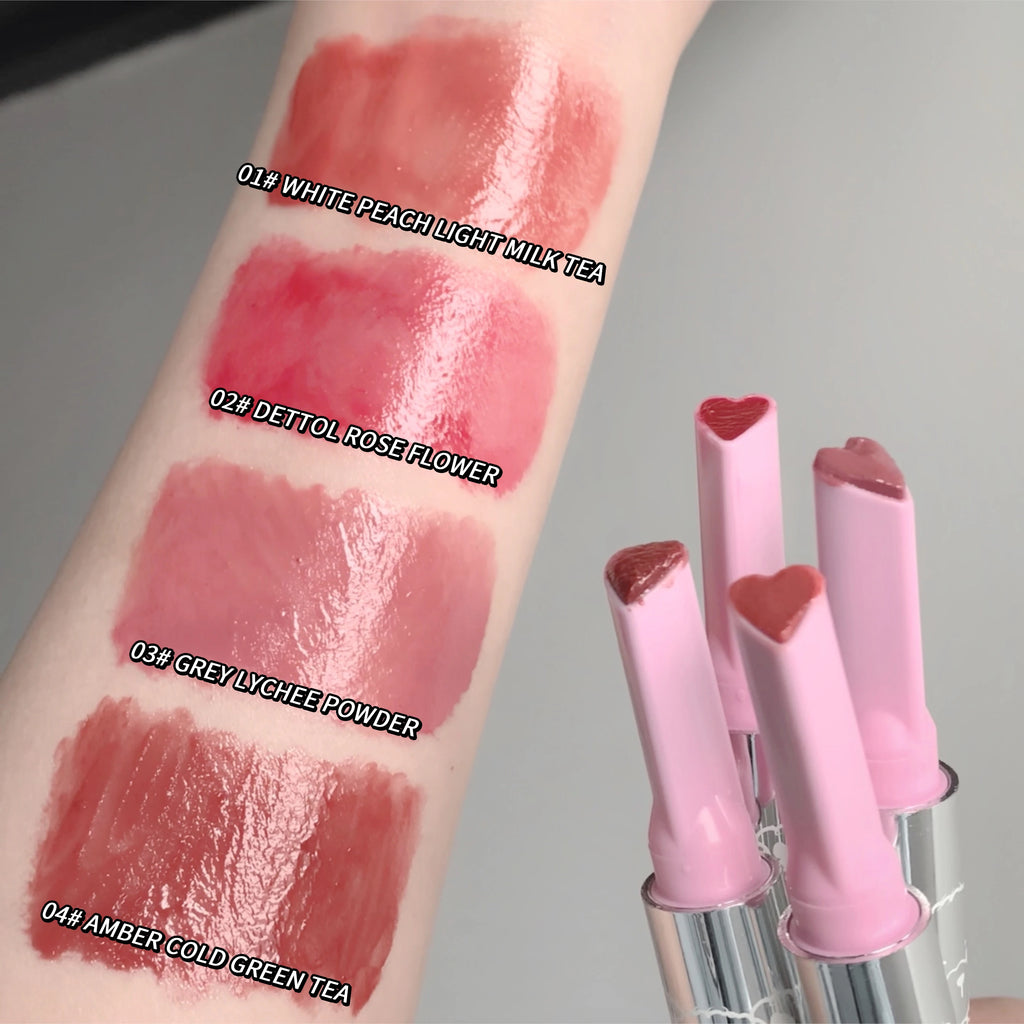 Gege Bear Translucent Crystal Jelly Lipstick Pen Moisturizing Water Qme