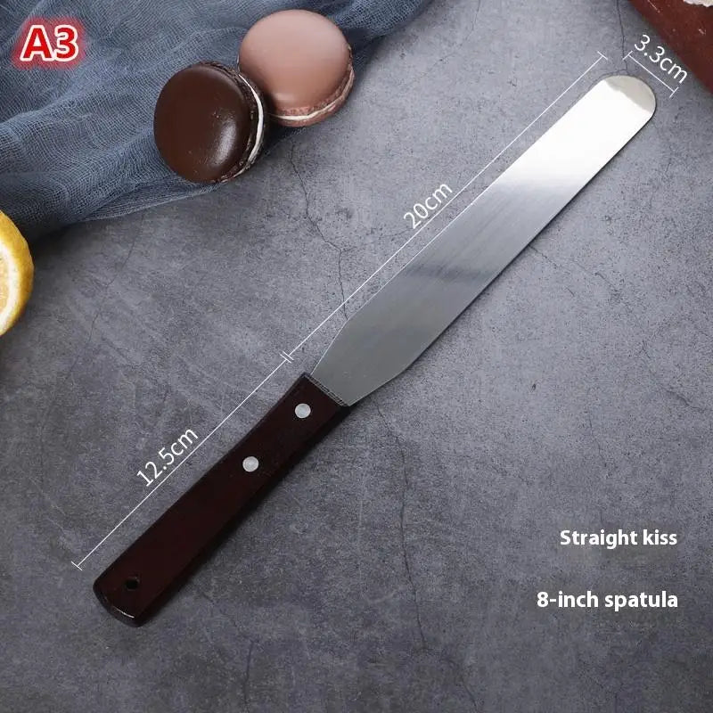 4 6 8 Stainless Steel Cake Spatula Kitchen Pastry Decoration Tools Qme A3