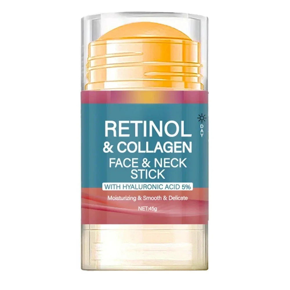 Retinol Lifting Firming Cream Stick Collagen Smooth Wrinkles Face Qme black