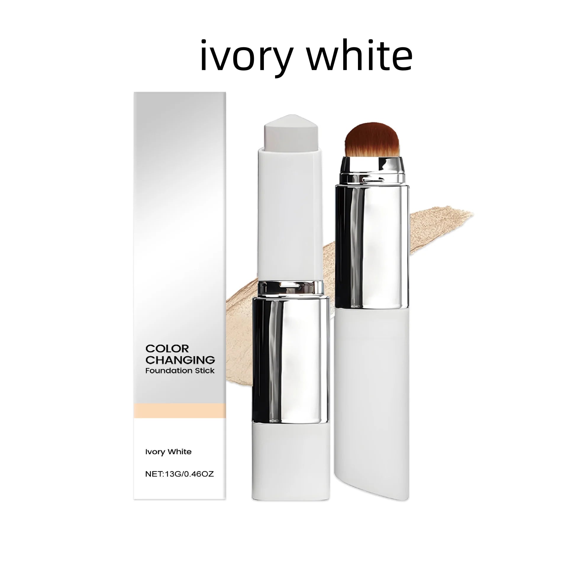 1/3 pcs mix 2-in-1 Foundation Stick Lightweight Hydrating Brightening Moisturizing Foundation Concealer Makeup Qme 1pcs ivory white