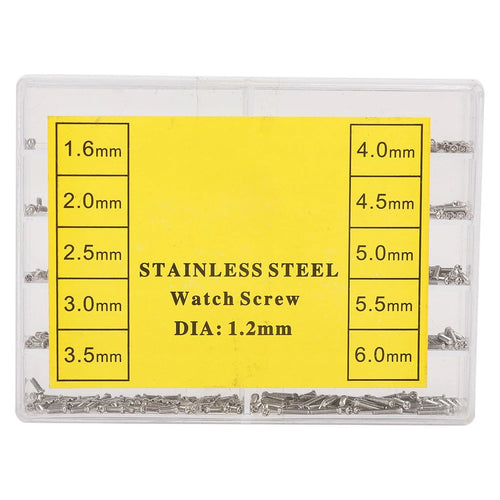 1 6-6 0mm Vis Crossé en Acier Inoxydable pour Botier Arrière de MontrE Bracelet Watch Screw Watch Back Case Screw Qme as pic