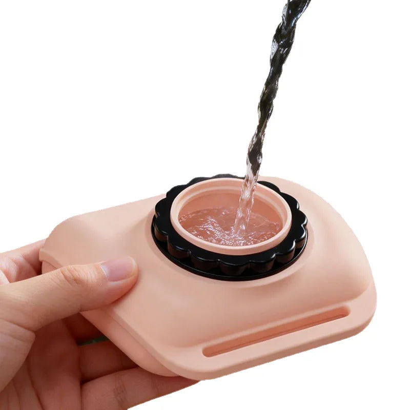 Hands-free Wrist Water Bottle Leak-proof Food Grade Silicone Cup Qme