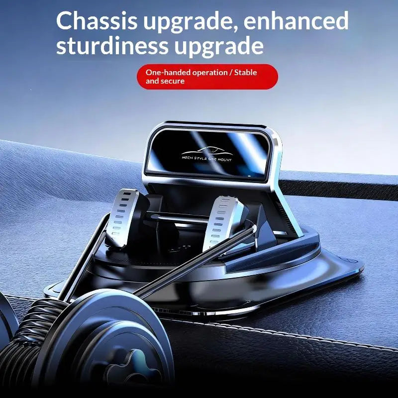 Dashboard Phone Holder 360 Rotating Car Mount Sticky Pad Secure Auto Qme Default Title