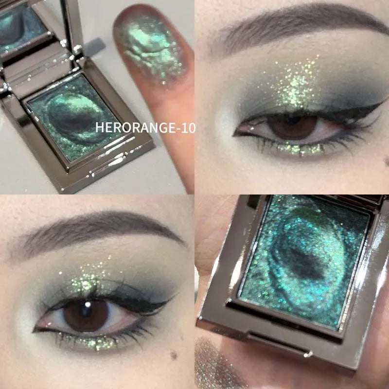 Metallic Glitter Pearlescent Eyeshadow Cream Chameleon Sparkling Qme HR1023-10