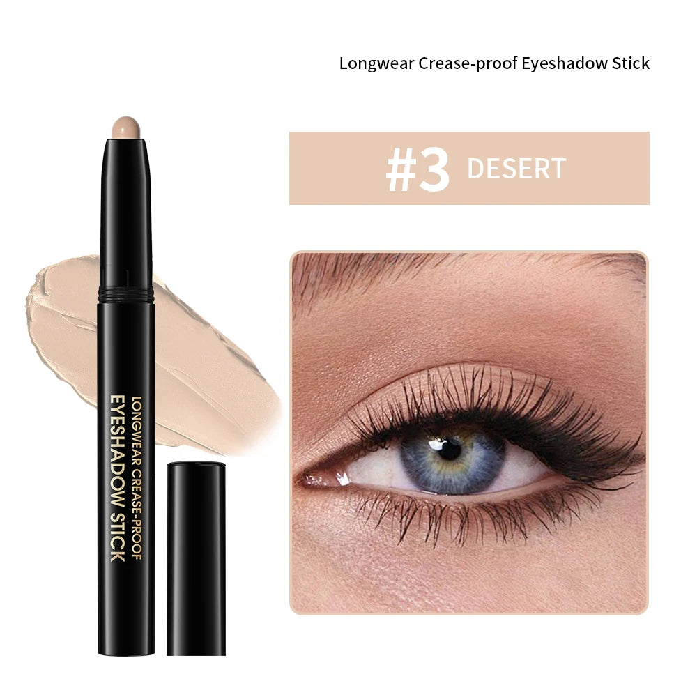 Cream Eyeshadow Stick Gradient Easy Apply Create Perfect Look One Qme 03 Desert 1.6g