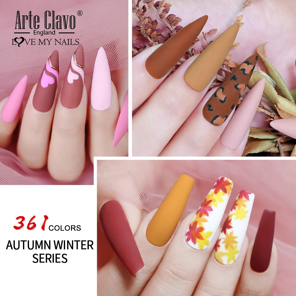 Arte Clavo Nail Art Semi Permanent Gel Polish Supplies Professionals Qme