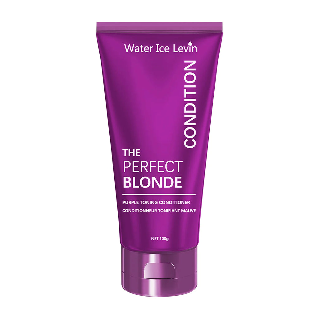 Water Ice Levin New Purple keratin biotin hair mask, repair damaged frizz, 10 seconds softness nourishment, straight hair care Qme A