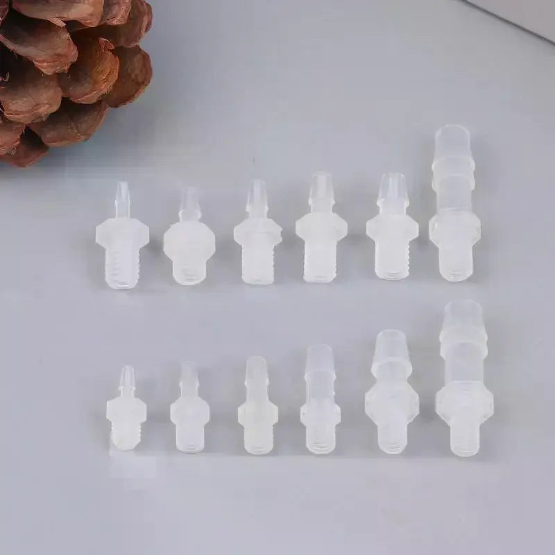 Joint Parts Air Valve Pipe Dispensing Glue Subpackaging Connector Hose Joint Adapter PP Plastic Qme