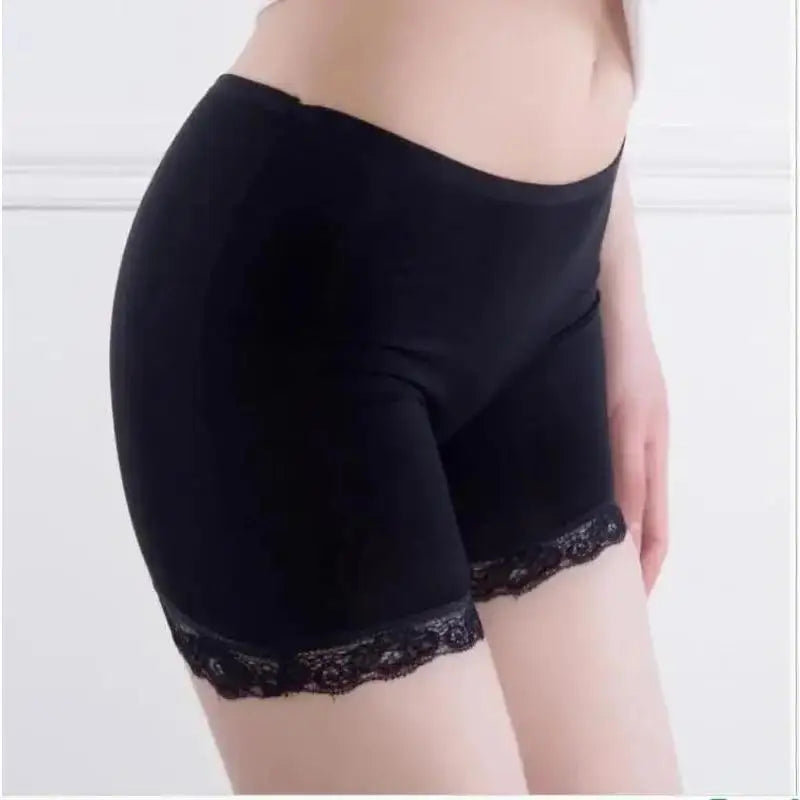 Women Lace Safety Shorts Seamless Anti-chafing Underwear Pants 3 Qme
