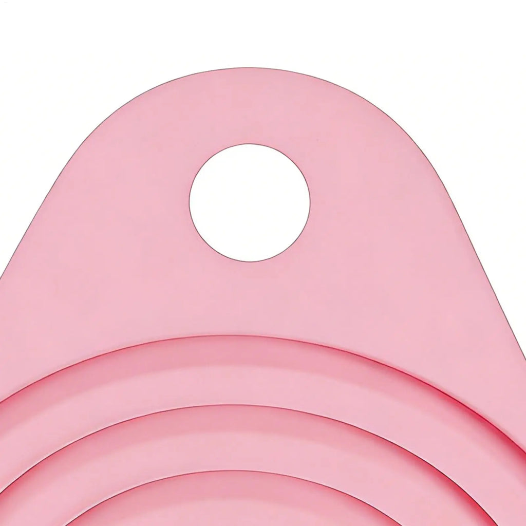 Soft Funnel Wide Mouth Foldable Heat Resistant Liquid Powder Transfer Qme