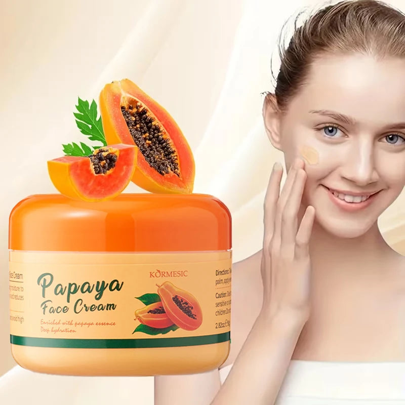 Papaya Face Cream Deep Moisturizing Post-sun Hydration Makes Skin Qme