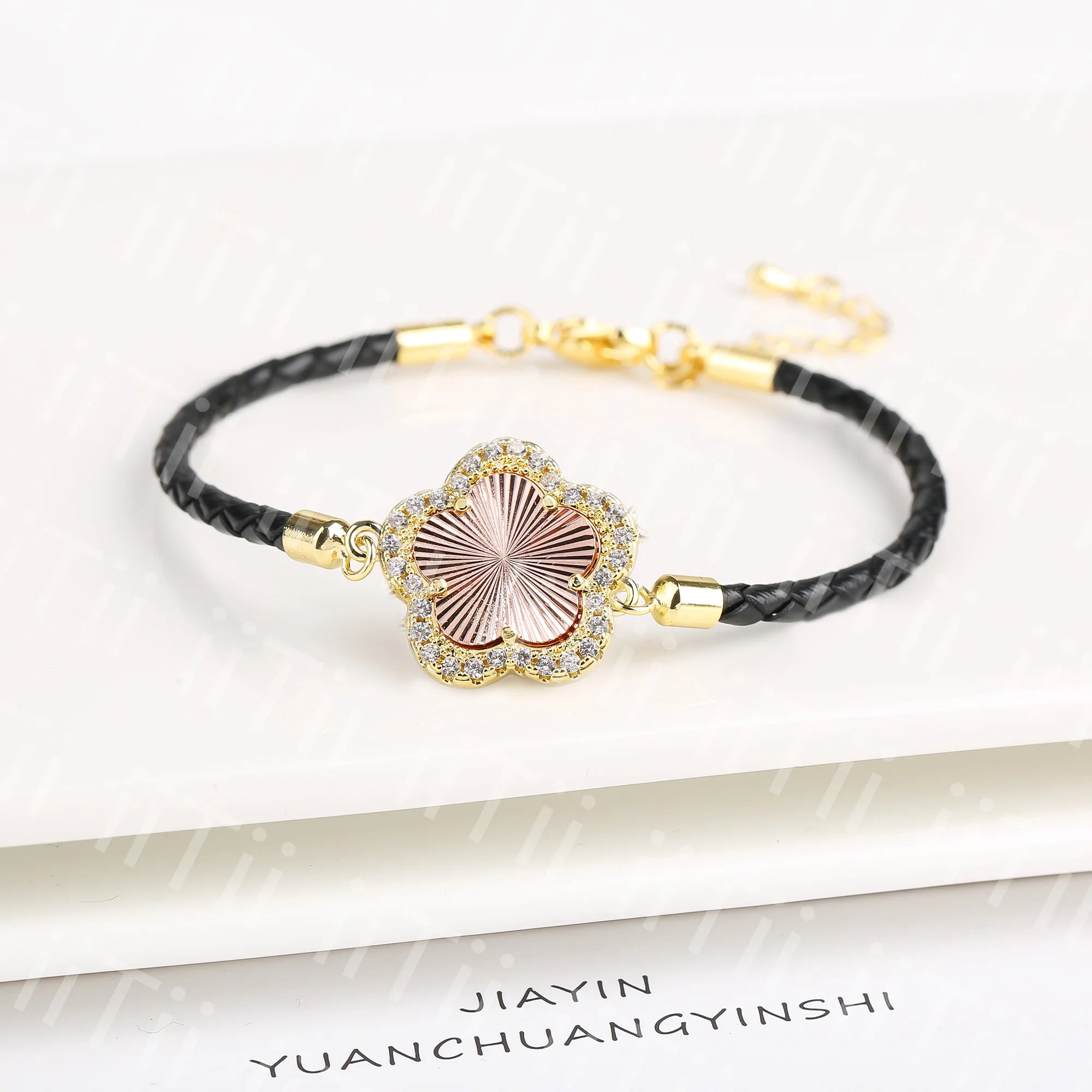 Trendy Sweet Fashion Natural White Solid Five Leaf Petals Women