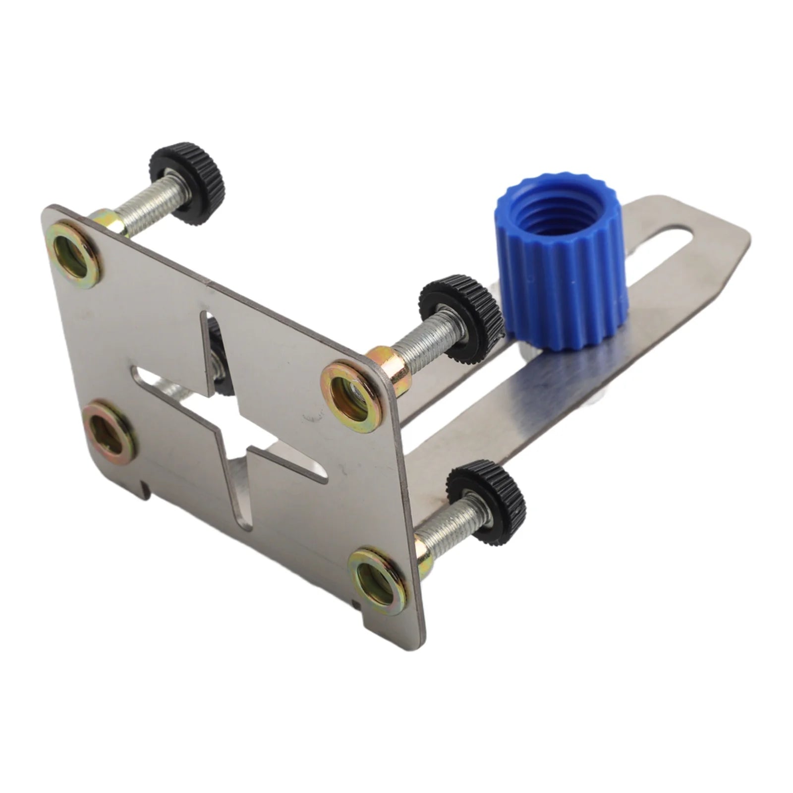 1 X Adjustable Level Bracket Stainless Steel L-Bracket 360°Pivoting Mount Support Level Wall Bracket Leveling Tools Portable Qme