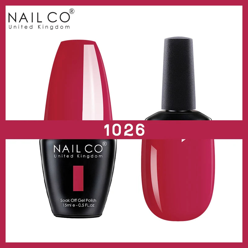 NAILCO Nude Nails Gel Nail Polish UV LED Semi-permant Varnish Hybrid