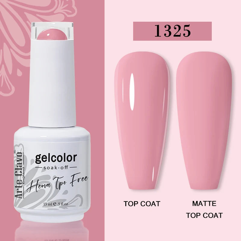 Arte Clavo HEMA TPO Soak Off UV LED Nail Gel Polish 108 Colors
