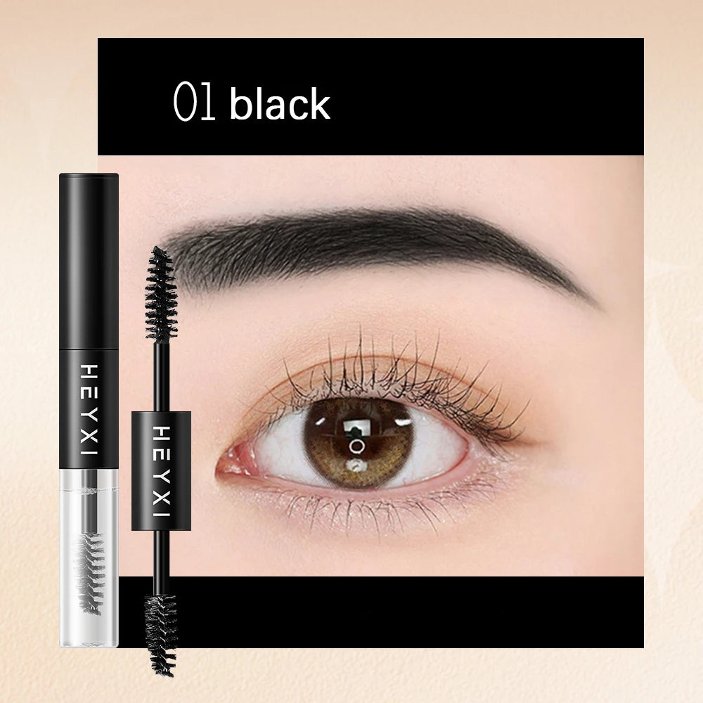 Double Ended Styling Eyebrow Dye Waterproof Sweat Proof Long-lasting Qme 01 black
