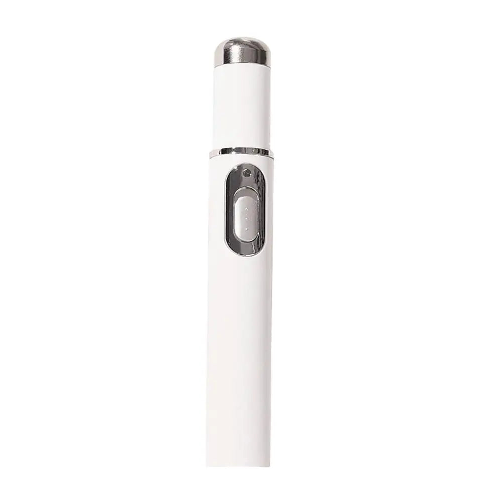 Under-eye Blue Light Therapy Pen Face LED Massage Beauty Device Heat Qme 1pc