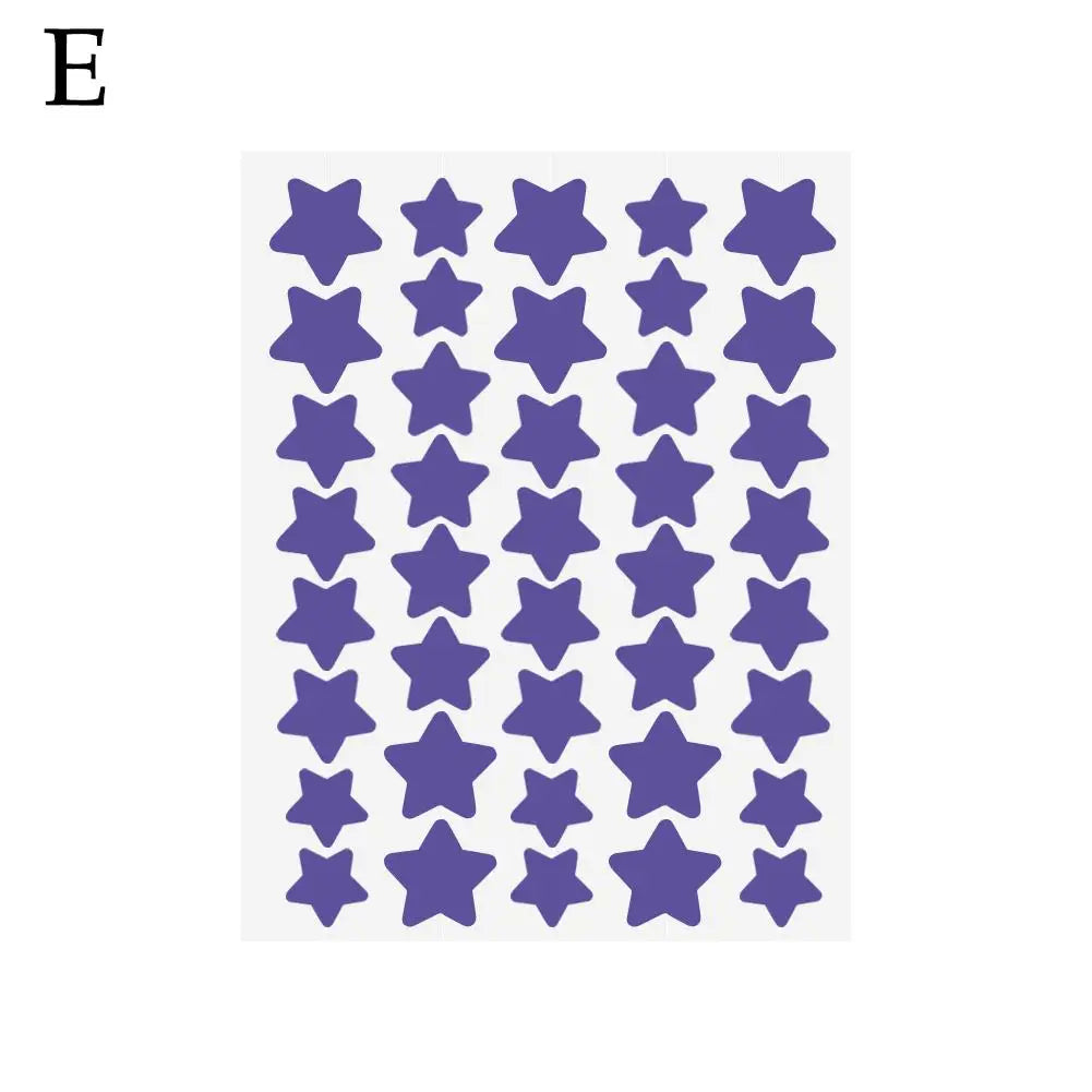 40 Counts Stars Shape Acne Pimple Patches Invisible Concealer Waterproof Blemish Spot Pimple Cover Stickers Face Beauty Skincare Qme purple CN