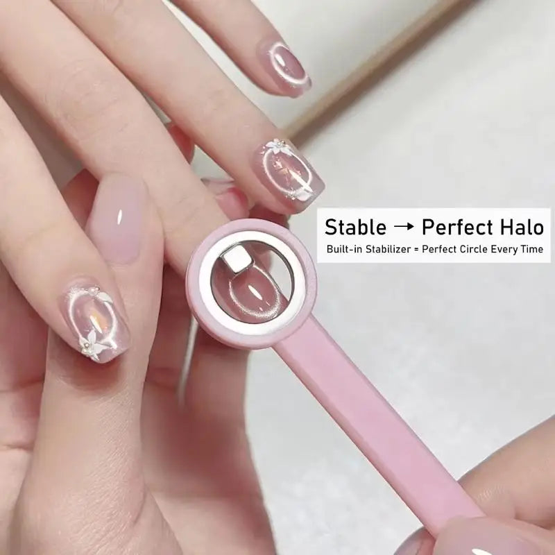 Cat Eye Nail Magnet Ring Portable Reusable Magnetic Tool Gel Polish Qme