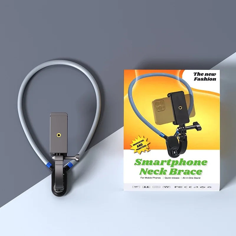 Stay Hands-free Magnetic Collar-style Neck Strap Phone Holder Strong Qme
