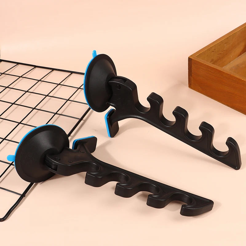 Fishing Rod Rack Horizontal Organizer Support Suction Cup Car Bracket Qme