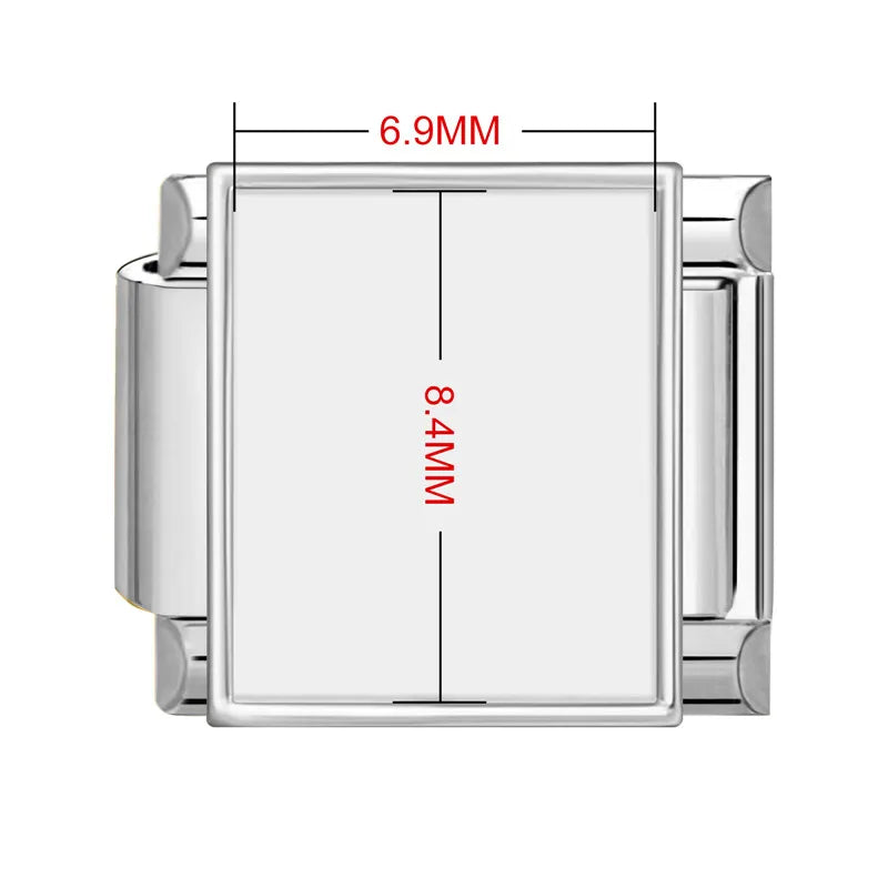 2026 Stainless Stee Bracelet Italian Charms DIY Personalized Photo