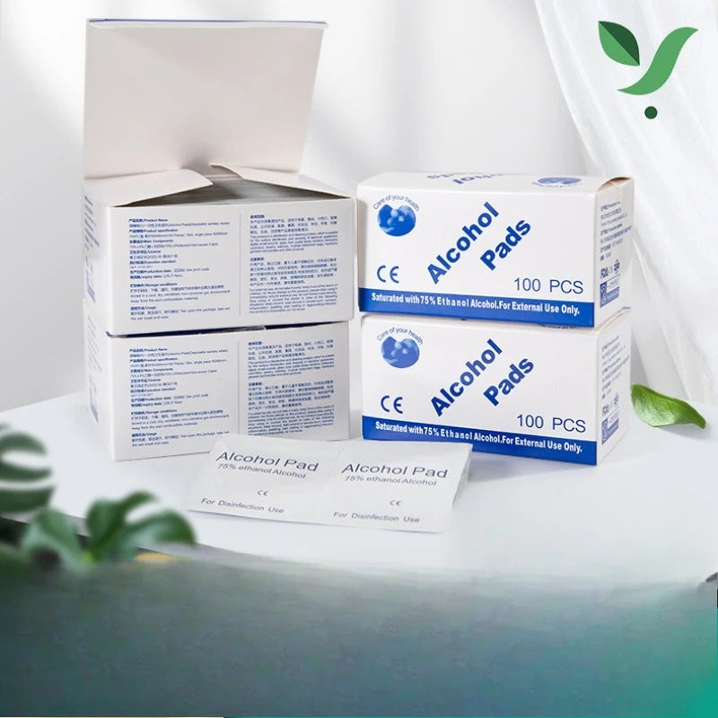 Disposable disinfection car interior cleaning wound treatment essential for home, 75% alcohol disinfection cotton paper Qme