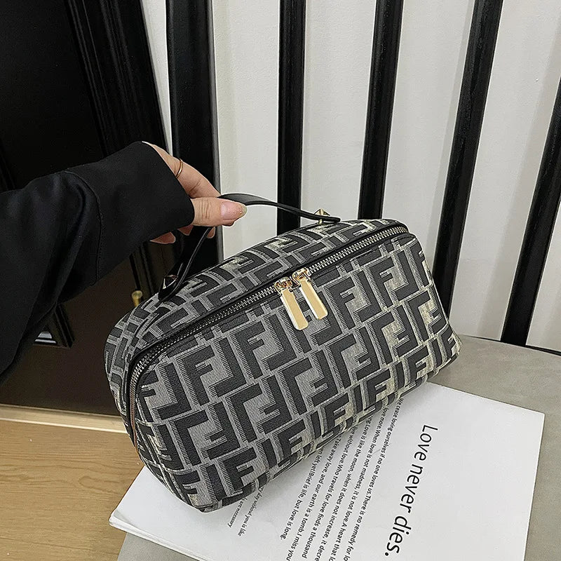 Travel Essential-large Makeup Bag Toiletry Organizer Waterproof Qme
