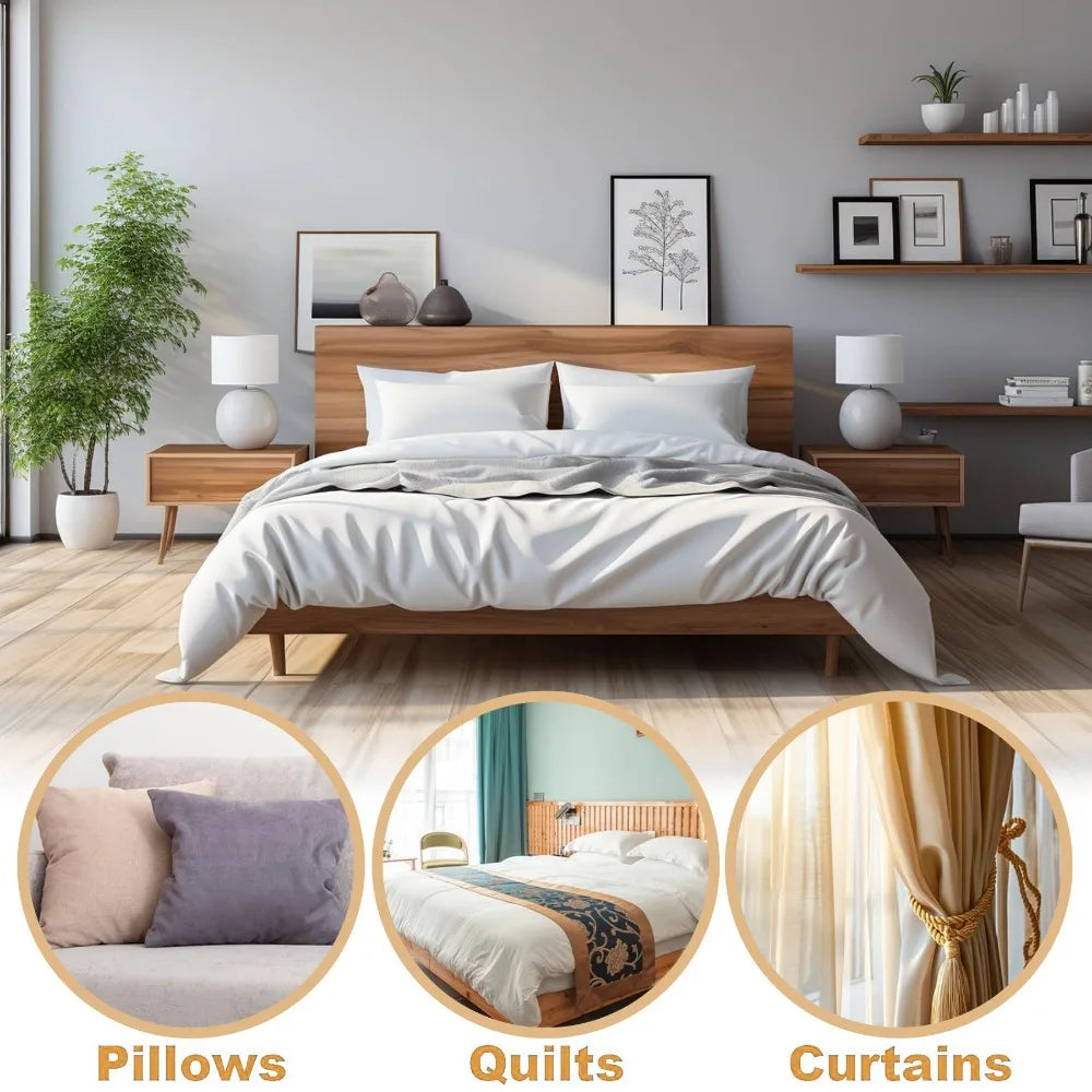 1-10PCS Padded Comforter Clips Strong Fixation Anti Slip Duvet Clips White Padded Clips for Prevents Moving Inside Duvet Cover Qme
