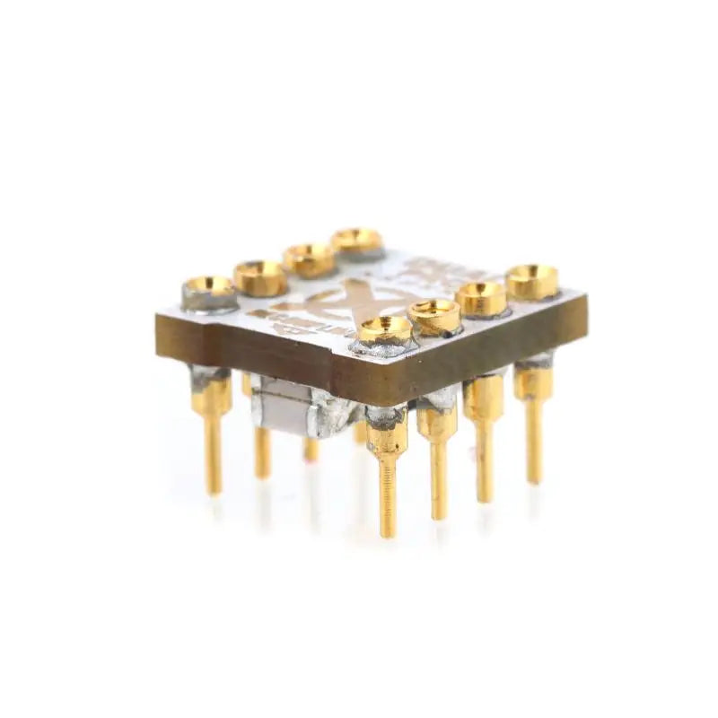 Gold Plated Hifi Audio 8 Pin Dual Op Amp Socket Upgrade Holder Qme
