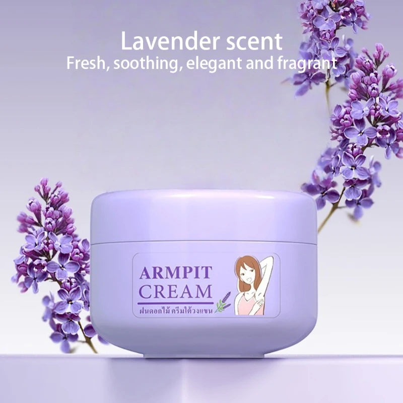 Herbal Deodorant Solid Underarm Balm Antiperspirant Natural Refresh Qme Lavender Scent