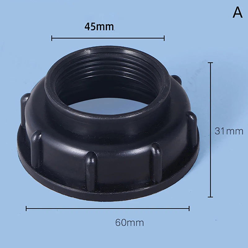 Connector IBC Tank Valve Replacement Adapter Blue Durable Water Qme A