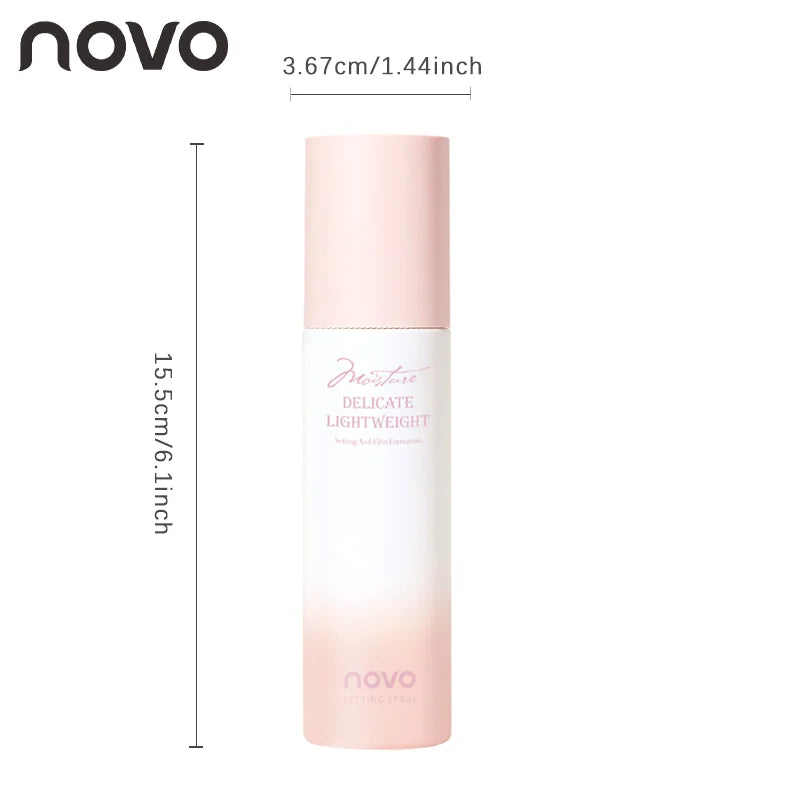 Long-Lasting Makeup Setting Spray-Hyaluronic Acid Niacinamide, Moisturizing, Oil Control, Waterproof & Sweat-Resistant Qme