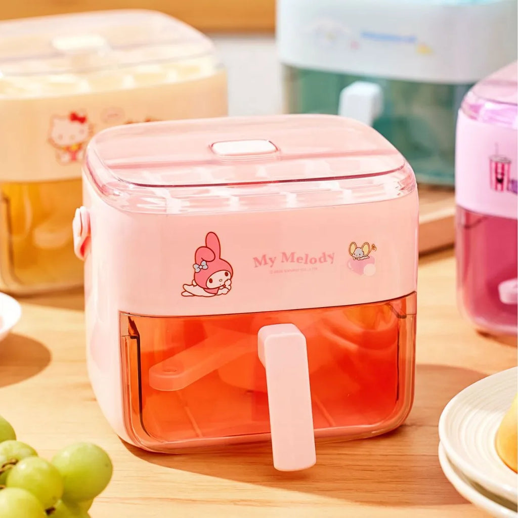 Hello Kitty Kuromi Ice Cube Molds Ice Cube Molds for Home Refrigerators Large-Capacity Ice Storage Container Qme 4