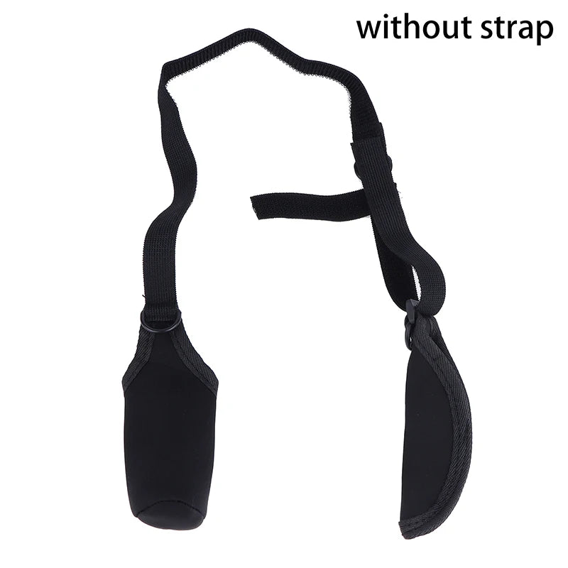 Fishing Rod Storage Bag Elastic Tip Cover Adjustable Shoulder Belt Qme A